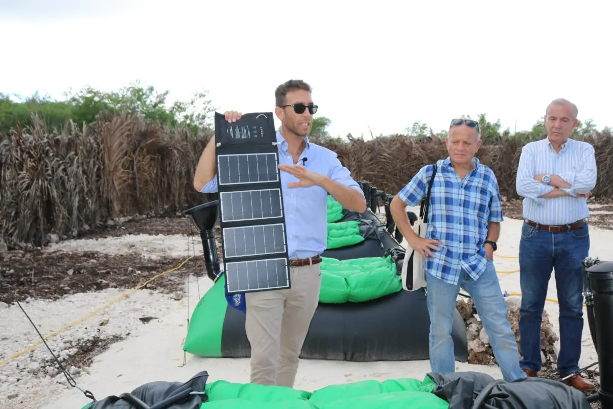 Instalan primera planta para la transformacion del sargazo en RD