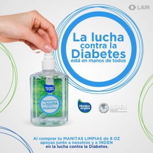 Laboratorios LAM entrega donativo al Instituto de la diabetes