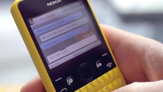 Un teléfono Nokia