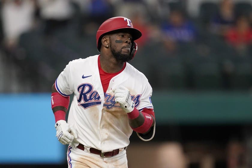 Adolis Garcia logra record Rangers superan 7 6 a Angelinos