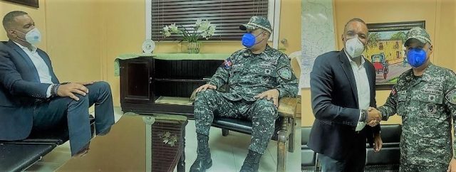 Senador Carlos Gómez visita comandante Policía Nacional, Máximo Báez Aybar del Cibao Central Senador Carlos Gómez visita comandante Policía Nacional, Máximo Báez Aybar del Cibao Central