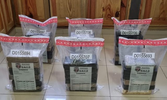 DNCD se incauta de 37 paquetes de cocaina