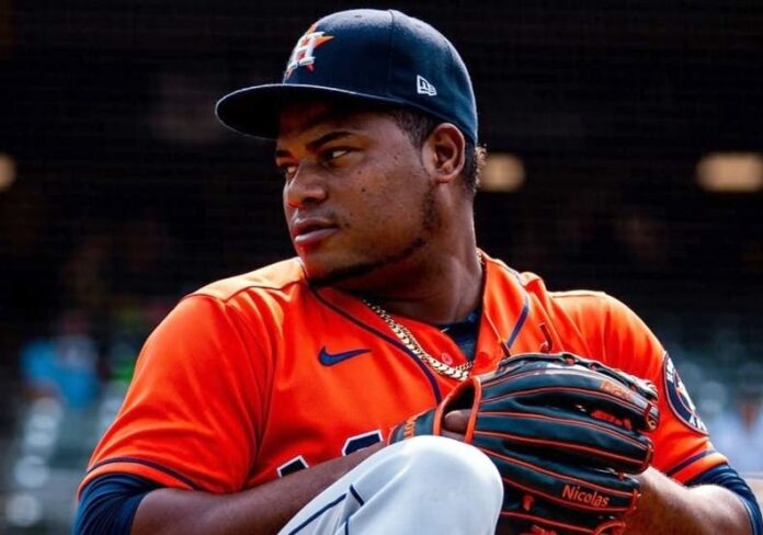 Framber Valdez en juego 1 SCLA Framber Valdez en  juego 1 SCLA