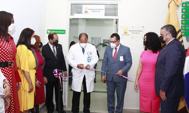 La JCE inauguro Oficialia del Estado Civil en el Marcelino