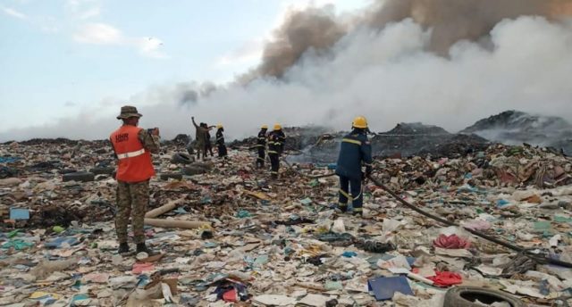 Más del 80% de vertederos del país son incendiados intencionalmente Más del 80% de vertederos del país son incendiados intencionalmente FOTO: VERTEDERO DE DUQUESA FUENTE EXTERNA