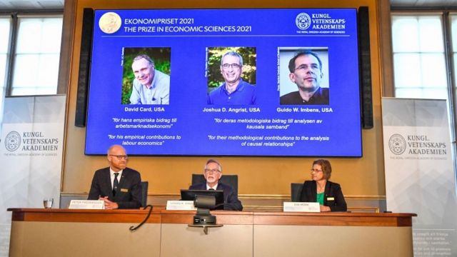 Anuncio de la Real Academia Sueca de Ciencias.