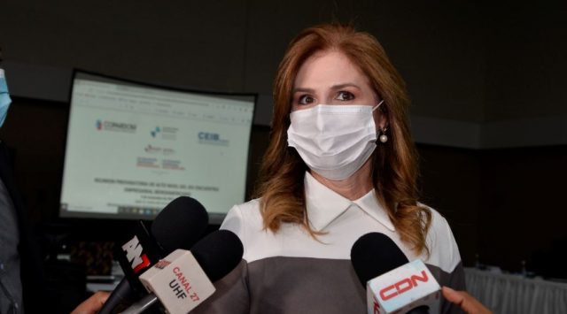 Vicepresidenta ejecutiva de la Asociación de Industrias de la República Dominicana (AIRD), Circe Almánzar. Foto Johnny Rotestan