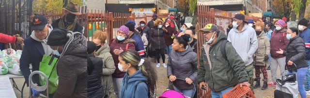 0-619257a05f184 Bodegueros entregan miles de pavos en New York a personas