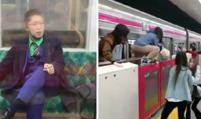 Joven disfrazado de Joker que hirió a 17 personas en Tokio Joven disfrazado de Joker que hirio a 17 personas en