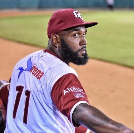 Marcell Ozuna debutó con los Gigantes del Cibao,iniciando de esta manera su camino de regreso al béisbol profesional,