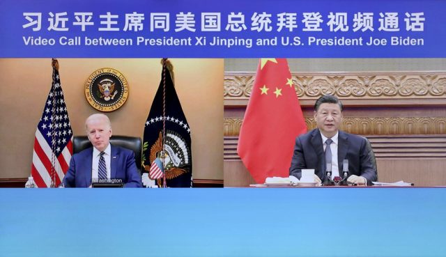 Xi pide a Biden trabajar conjuntamente por la paz mundial