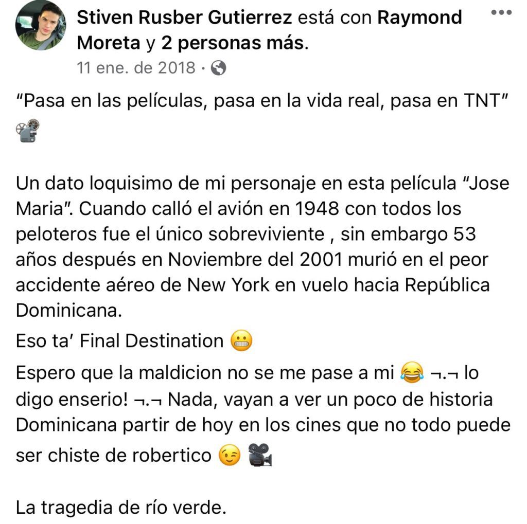 1650586312 612 Piloto dominicano que murio en Haiti interpreto sobreviviente en una