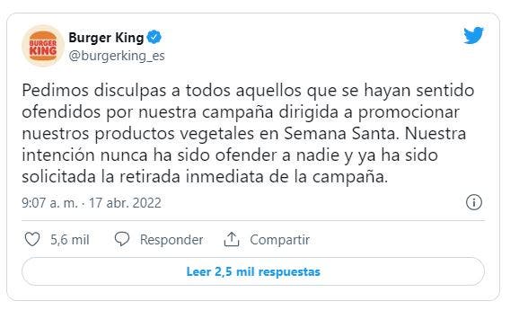 Campana de Burger King que usa frases biblicas ha provocado