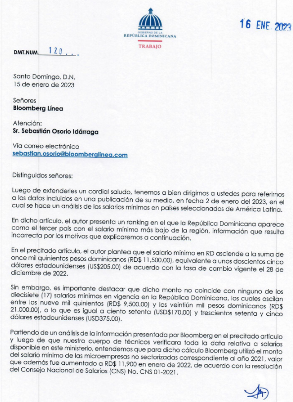 1A BLOOMBERG