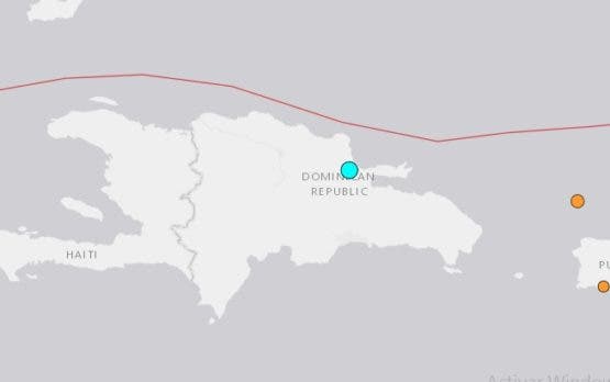 Se registra fuerte temblor de tierra en Republica Dominicana