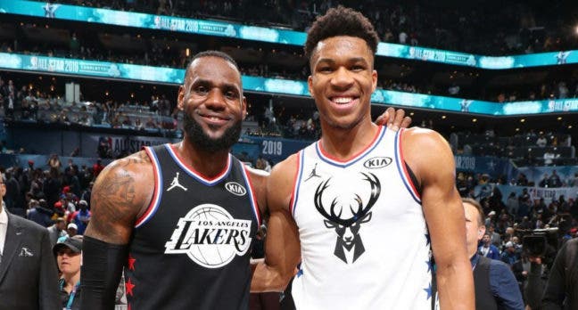 ¡Los capitanes LeBron y Giannis dirigiran el All Star NBA