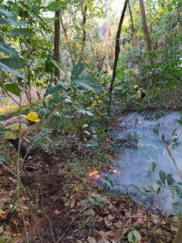 1677368756 103 Medio Ambiente mantiene controlado incendio forestal en Barahona