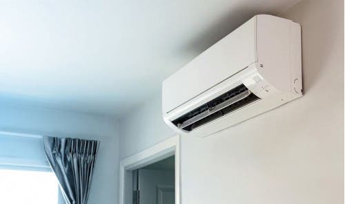 Aire acondicionado. Fuente externa.