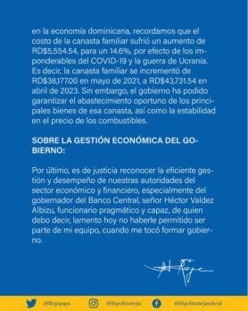 1684850092 680 Hipolito Mejia defiende el desempeno economico del actual Gobierno