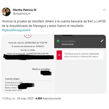 Daniel Ortega vuelve a atacar congelo cuentas bancarias de la