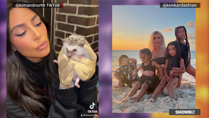 Kim Kardashian revela cómo es criar a sus cuatro hijos