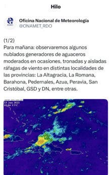1686861550 989 ONAMET da seguimiento a onda tropical pronostica lluvias para este