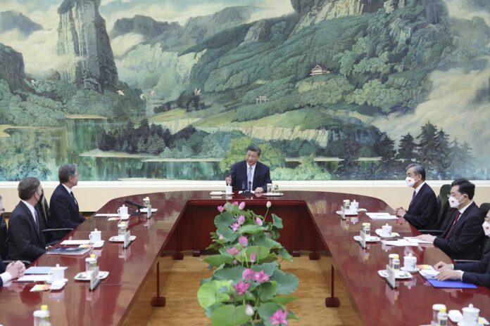 Blinken asegura en Pekín que EEUU no apoya la independencia Blinken asegura en Pekín que EEUU no apoya la independencia de Taiwan
