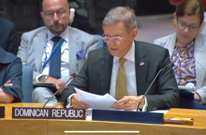 Canciller Álvarez insiste en la ONU en envío de una fuerza multinacional de apoyo a Haití