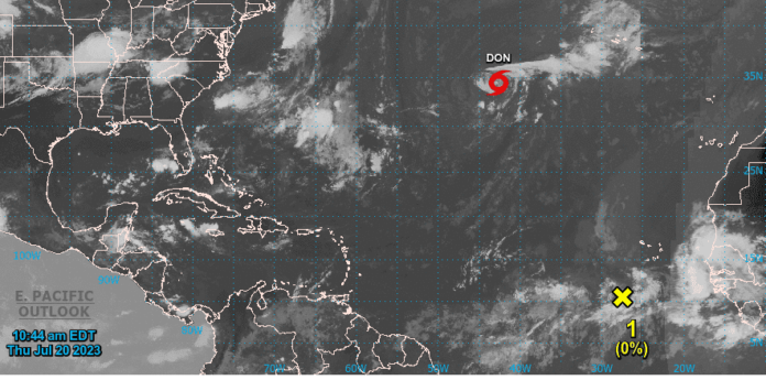 Se forma nueva onda tropical: ¿Dónde está localizada?