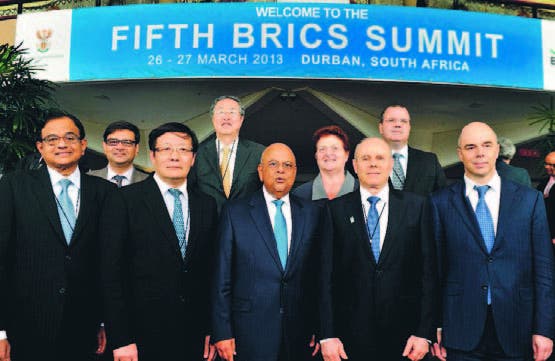 Quinta cumbre de los BRICS celebrada el año pasado en Sudáfrica