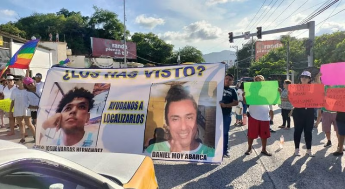 Activistas y familiares protestan por desaparición de 7 personas en Acapulco