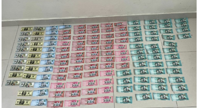 Capturan a un hombre y a una mujer por falsificación de billetes nacionales e internacionales