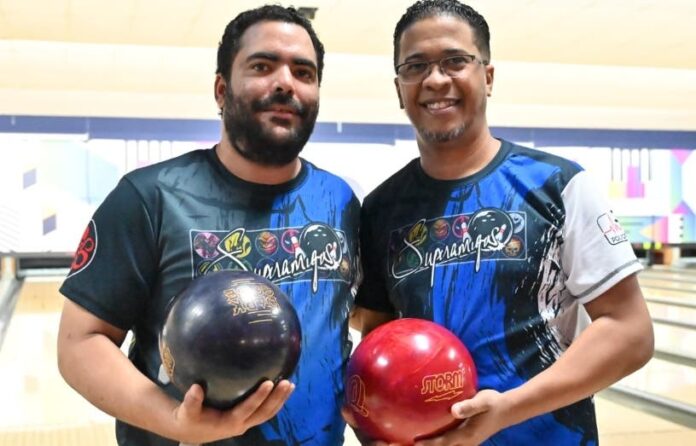 Fernández y Javier ganan oro en  torneo de boliche en SBC