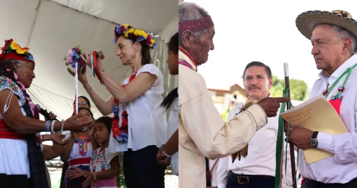 López Obrador transfiere «bastón de mando» de su movimiento político a Claudia Sheinbaum