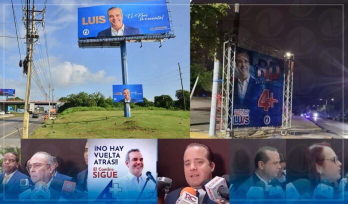 Oposición se ríe de Paliza por decir que no hay vallas que promueven reelección de Abinader