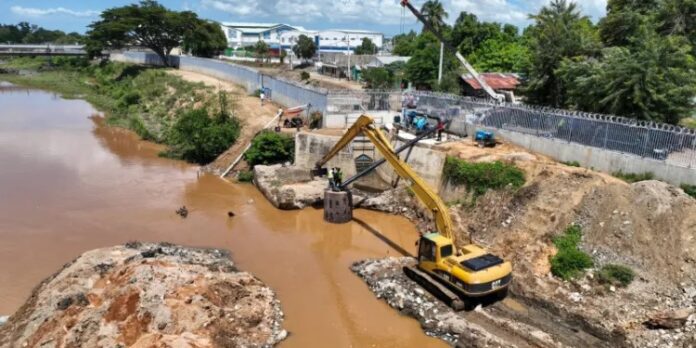 Director del INDRHI supervisa avances  del Canal La Vigía en Dajabón