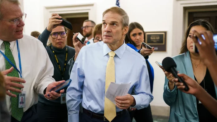 Republicanos eligen a Jim Jordan como candidato para liderar la Cámara Baja de EEUU