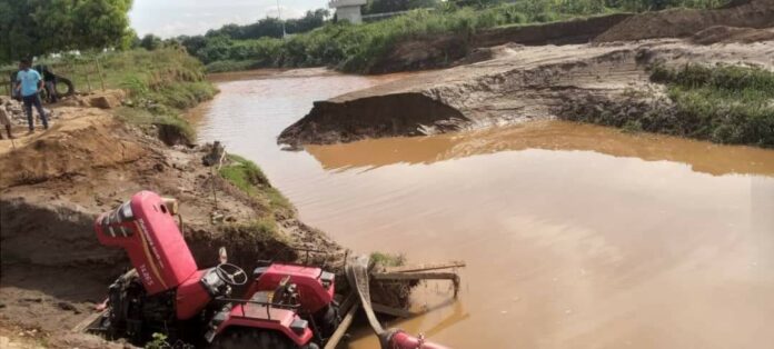 Río Masacre vuelve a causar problemas a construcción del canal en frontera con Haití 