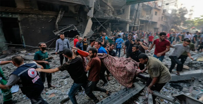 Los muertos en Gaza por ataques israelíes superan los 16,000 incluido más de 7,000 niños