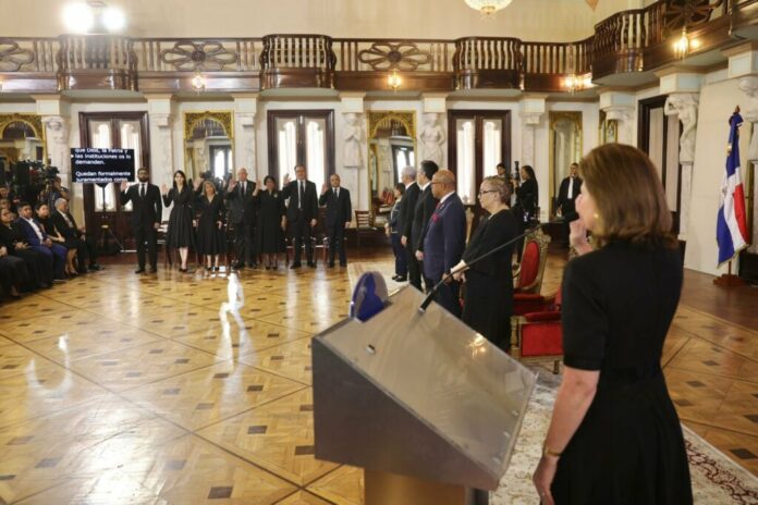 Raquel Peña: «Confiamos en que esta nueva composición del Tribunal Constitucional continuará fortaleciendo la institucionalidad»