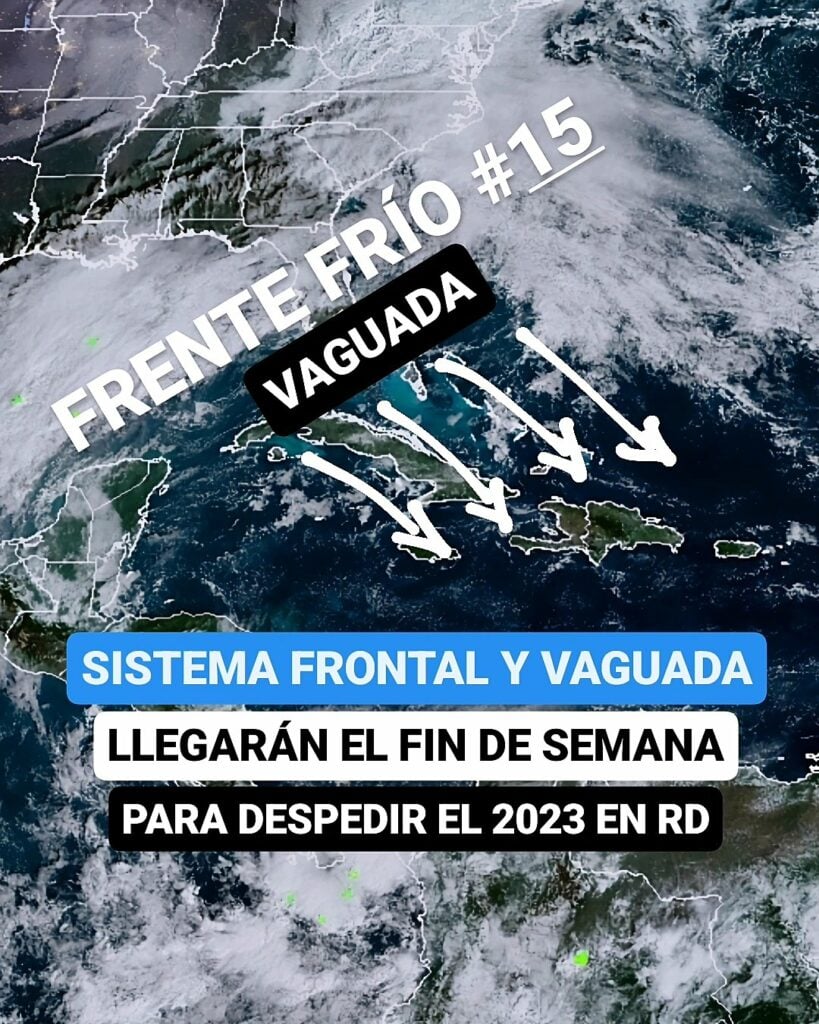 Frente frio 15 y vaguada se uniran para recibir el
