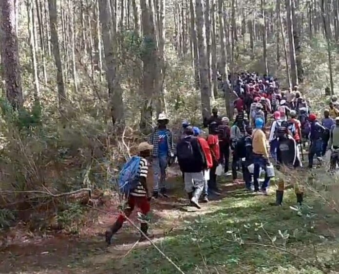 Haitianos cruzan a RD por Sierra de Bahoruco