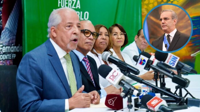 Abinader se “burla” del pueblo anunciando programa de medicamentos que ya existen, dice FP