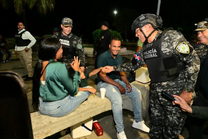 Director general PN realiza primer recorrido de supervisión preventiva de Año Nuevo