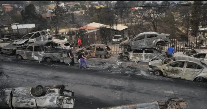 Violentos incendios en Chile: «Es como si hubiese sido una bomba atómica»