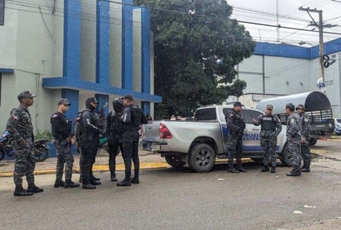 Despliegue policial Dajabón por resultado de elecciones