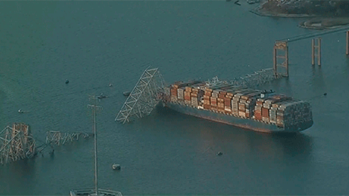 Un viaje de 27 días que duró media hora: qué se sabe del Dalí, el buque carguero que destruyó el puente de Baltimore