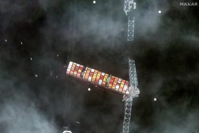 Dieron por finalizada búsqueda de los seis trabajadores que estaban en puente de Baltimore cuando se derrumbó