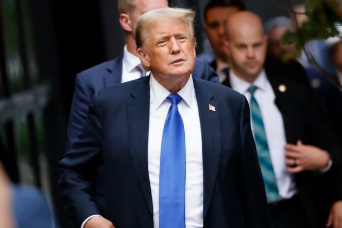 Trump evita hablar de la cárcel luego de que lo declararan culpable