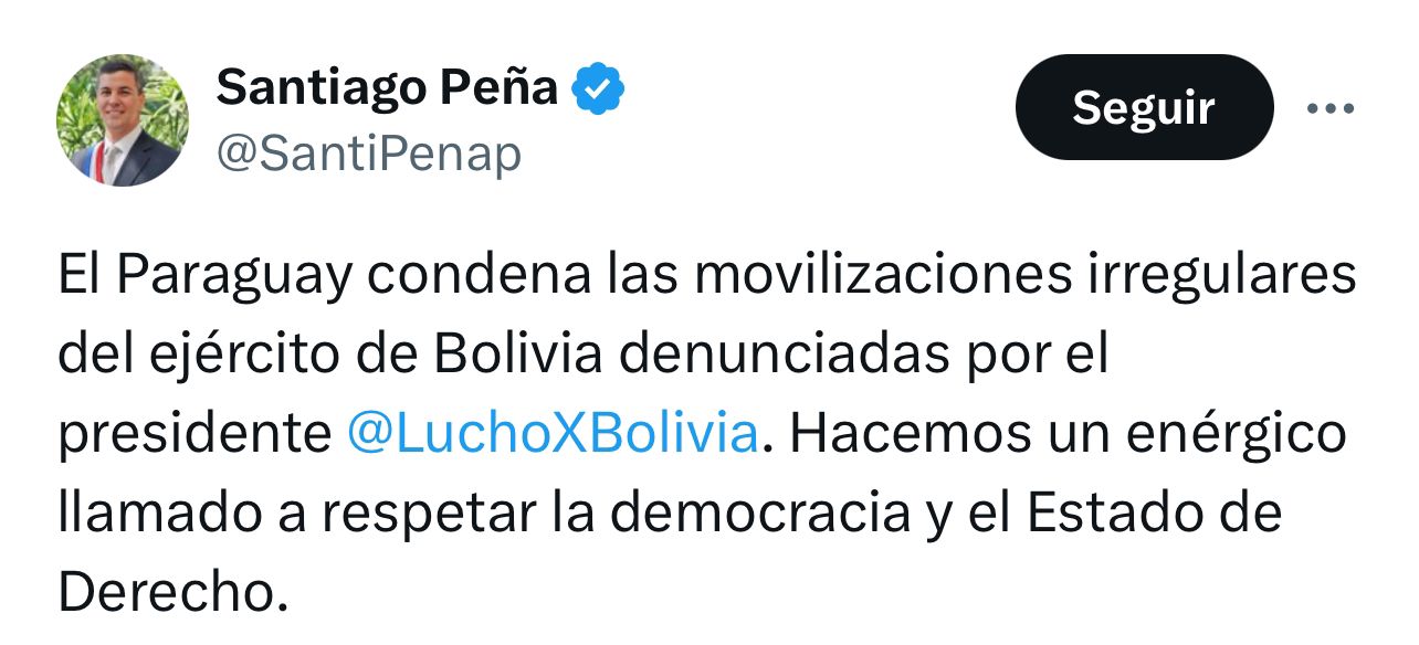 1719465793 214 Lideres mundiales condenan movimientos militares en intento de golpe en